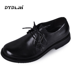 Демисезонные ботинки dydljh男鞋正品 2015春季新款真皮时尚休闲鞋潮男士皮鞋系带鞋子 d6903/1