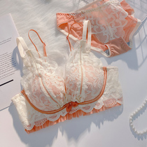 Non-steel bra bra Womens Small breasts gather together to collect sub-milk anti-sagging bra adjustment underwear underwear set summer