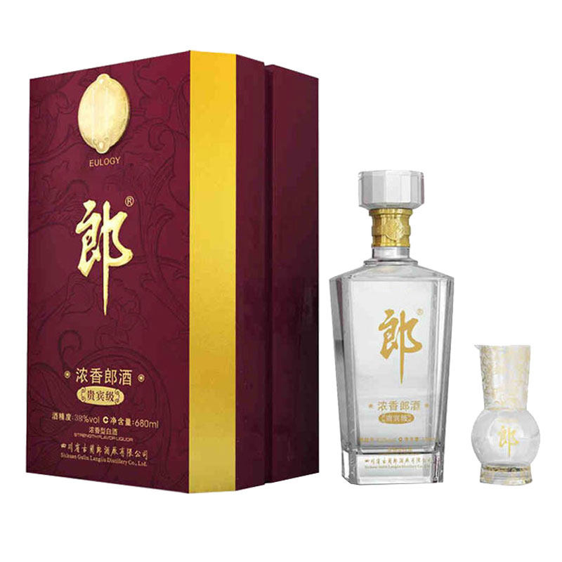 【酒厂自营】郎酒贵宾级商务礼盒 38度浓香型白酒680ml