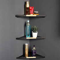 Bathroom Triangle Shelving free shower room Rack Light Lavish Toilet stainless steel wall Contained Wall-mounted