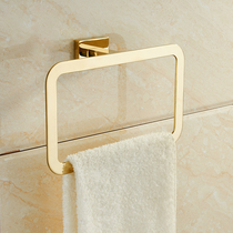 Laier bathroom towel ring Zinc alloy Haojin towel hanging ring Sanitary bathroom hardware pendant punch-free ring