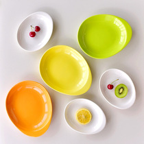 Small fresh Japanese order on the table Japanese breakfast plate underglaze color solid color snack plate dish plate Household plate