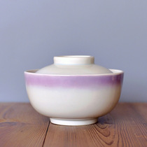 Japanese-style quaint celadon stew pot Gradient underglaze color water-separated stewed egg stew pot Birds nest stew pot Japanese cuisine soup swallow