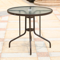 Courtyard table outdoor garden open-air iron balcony table coffee table table table table milk tea coffee shop outdoor table and chair