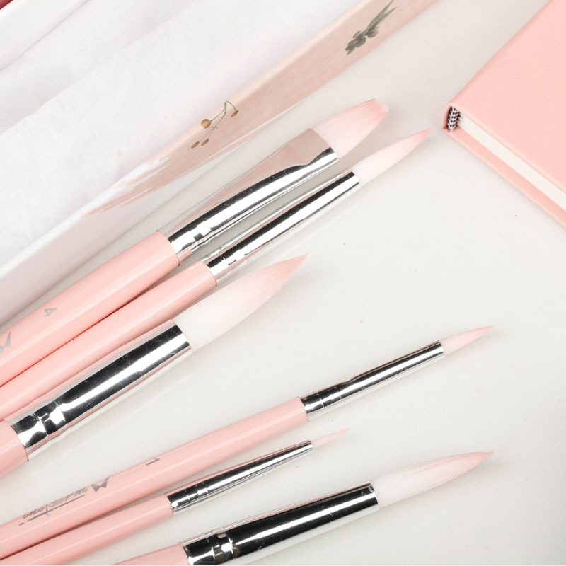 mairtini martini light series round head flat head pink watercolor pen set watercolor pen girl heart gift box