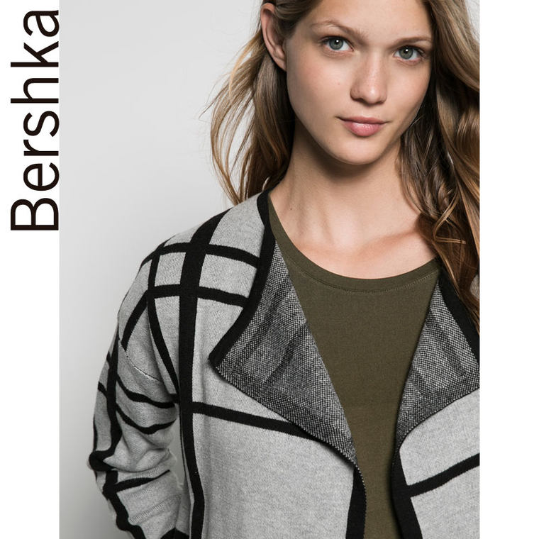 Bershka Bershka 细条纹提花夹克 06493980