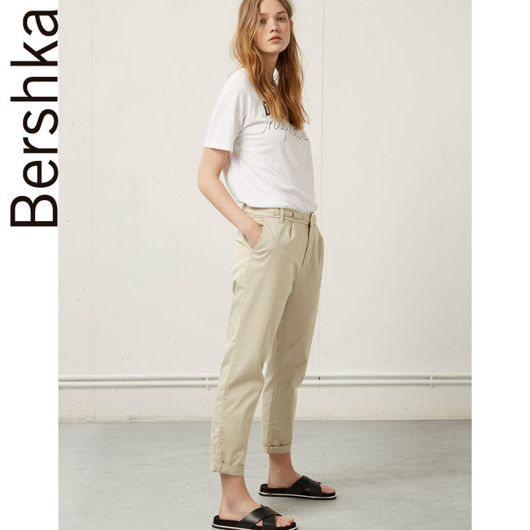 Bershka Bershka 中式长裤 00007019