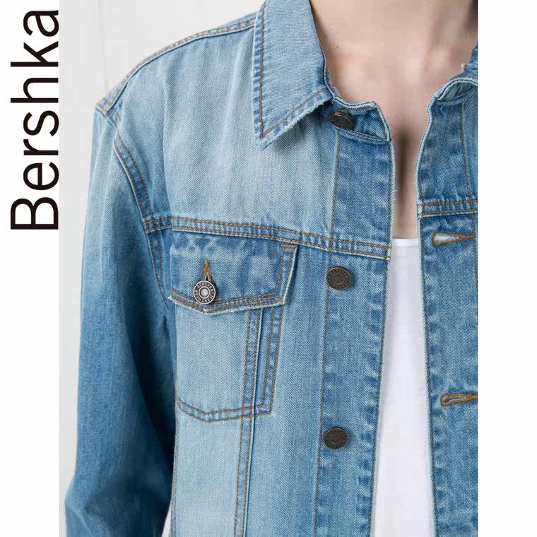 Bershka 基本款牛仔夹克 06214388