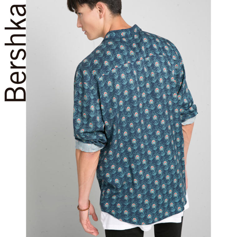 Bershka 羽毛装饰衬衫 05907966