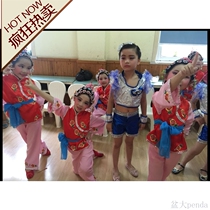 The new six small red bridesmaids children play Peking Opera Dance Costume Fancy Drama Performances Opera Costumes
