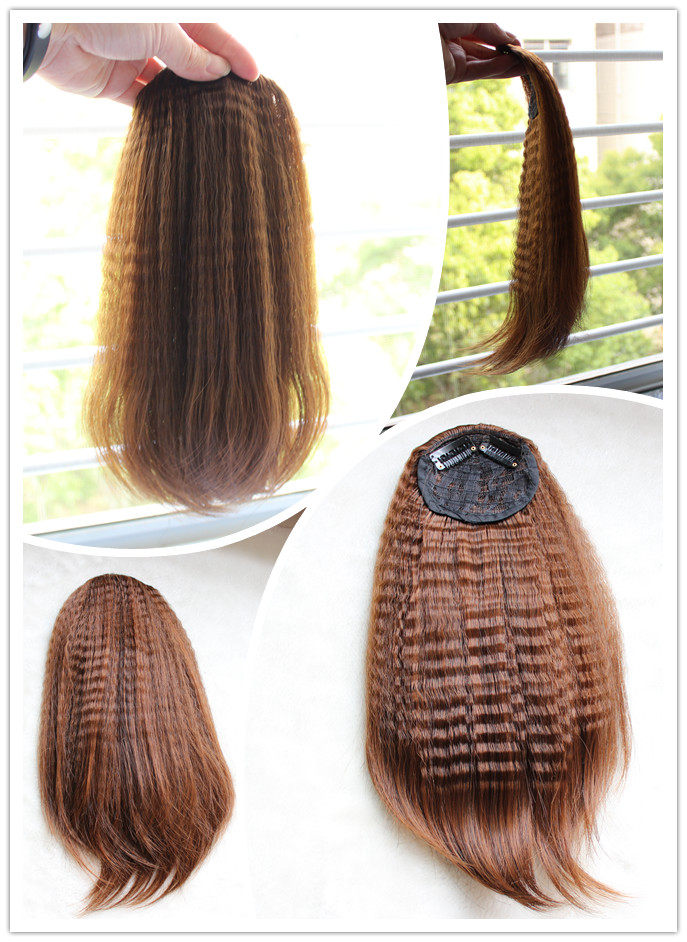 玉米须垫发片假发女玉米烫垫发根刘海片隐形无痕头顶补发块假发片