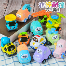 Baby toy car pullback inertial car Drop resistant suit Infant children cartoon engineering car Plane Male and female children