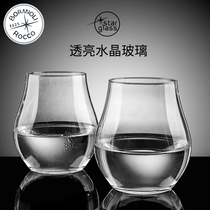 Italian imported crystal glass unleaded simple living room household drinking cup transparent tea drinking cup set