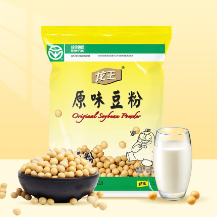龙王豆浆粉商用速溶冲饮原味甜味家用黑豆黄豆打豆浆早餐营养