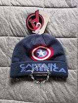 Has arrived in Spain ZARA parent-child childrens clothing boy America captain printed knitted hat 3920 790