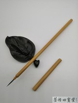 1980s Tianjin foreign trade export Great Wall brand inventory old pen pure animal hair mink hair hook line with bamboo cap untitled