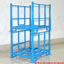 Warehousing Qiaver Folding Bin Storage Cage Warehouse Angle Steel Material Shelf Logistics Turnover Car Cloth Rack Booking Shelving