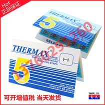 Batch of British imported THERMAX temperature record label TMC test temperature wax paper adhesive temperature cardboard warm paper