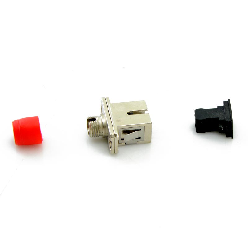 sc-fc simplex coupler optical fiber connector adapter flange optical fiber to connector coupler