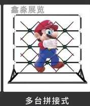 Holographic projection frame 3D large screen splicing intelligent exhibition shelf easy to disassemble aluminum eco-friendly display shelf production manufacturer