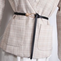 Suit thin waist belt womens belt 2021 new fashion decorative belt womens skirt waist decoration wild waist