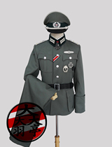 Yu Ting recommended custom m36 uniform cosplay film and television props uniform Historical stage breeches West German green collar