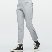 Outdoor quick-drying pants womens summer thin loose size elastic leg pants high waist slim hiking sports pants