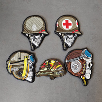 Embroidery Magic Sticker Tactical Helmet Badge Badge Morale Badge Clothing Sleeve Mark Patches Medical Tanksoldier Pilot Arm Badge