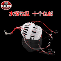 Water monster explosion hook Mine fishing cage Eagle claw silver carp Bighead bighead fishing group grass carp carp hook group hook bomb hook fishing gear