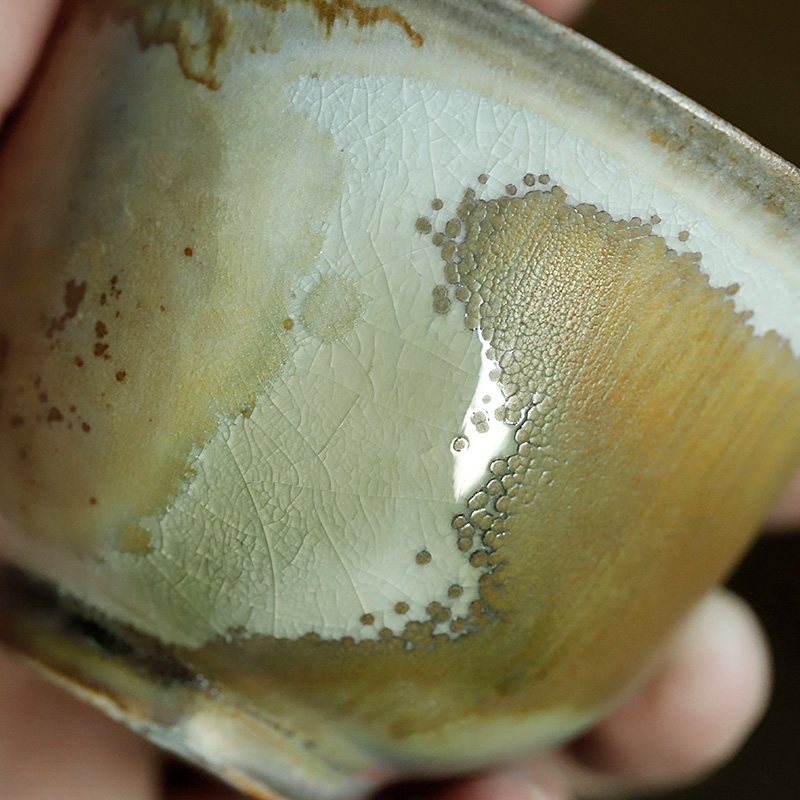 Jingdezhen up orphan works hand made 】 【 naked'm masters cup single pure manual people dedicated to burn the sample tea cup