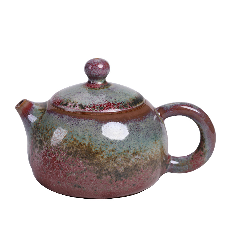 Jin jun porcelain quality goods is one little teapot with a tea teapot MiaoXingWei hand undressed ore glaze up xi shi pot