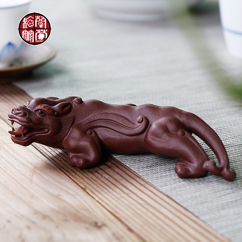 Tea pet manual small office yixing purple sand Tea tray was furnishing articles to find water can raise creative Tea play money the mythical wild animal