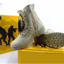 Spring and autumn combat boots breathable outdoor hiking boots Male special forces land tactical boots Desert boots