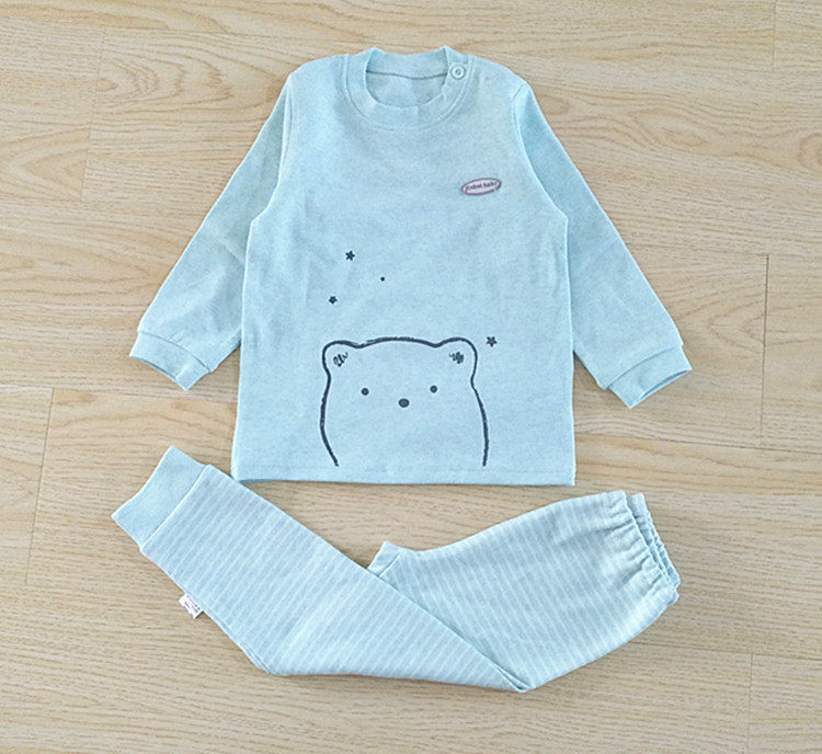 津贝宝宝秋冬内衣套装小童纯棉秋衣秋裤春秋家居服1-3岁儿童衣服_7折