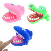 Bite your finger big mouth crocodile toy bite your hand shark bite your hand tooth extraction childrens parent-child tricky toy