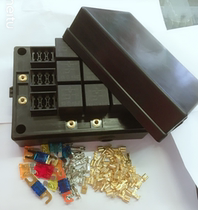 Car yacht ship 13-way blade fuse holder 9-way relay socket fuse box housing with terminal