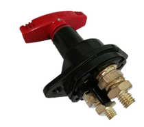 Power supply modification switch Super current car switch all copper knob screw heavy car power power off switch