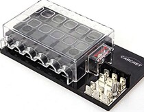 Imported medium car multi-way fuse box RV modified car fuse box cruise ship multi-seat