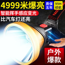 LED headlight strong long-range rechargeable waterproof super bright head-mounted night fishing light miner lamp outdoor headlight