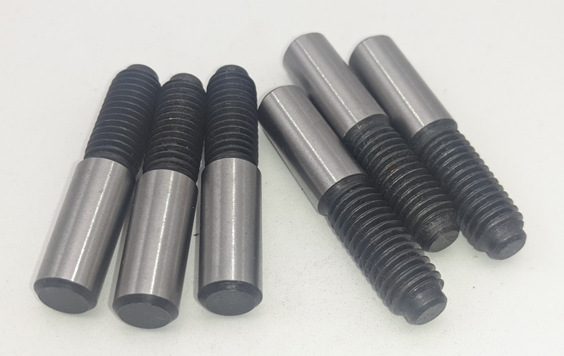 gb881螺尾锥销热处理磨光锥销硬度38-46 外螺纹锥销淬火 ￠5