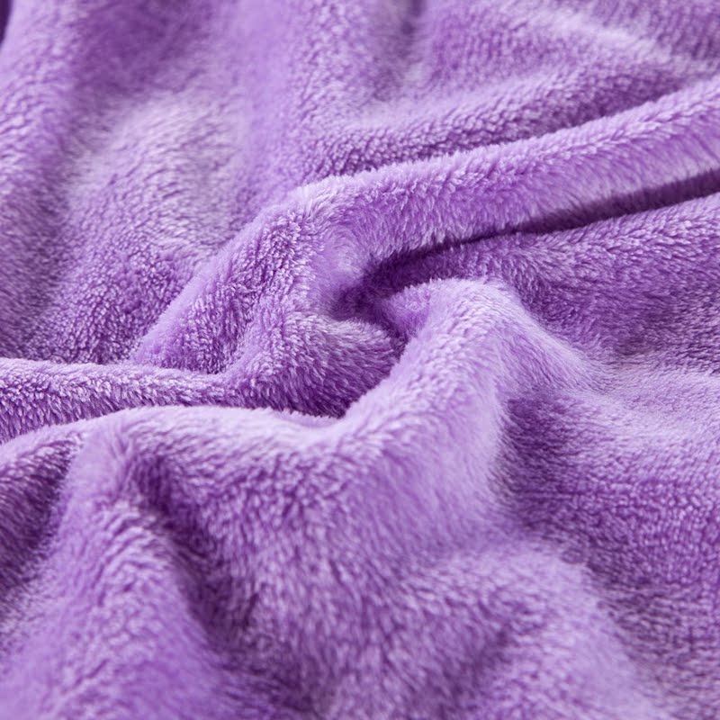 爱汇吉韩版加厚冬季法莱绒1.8床珊瑚绒四件套保暖法兰绒床单被套产品展示图3