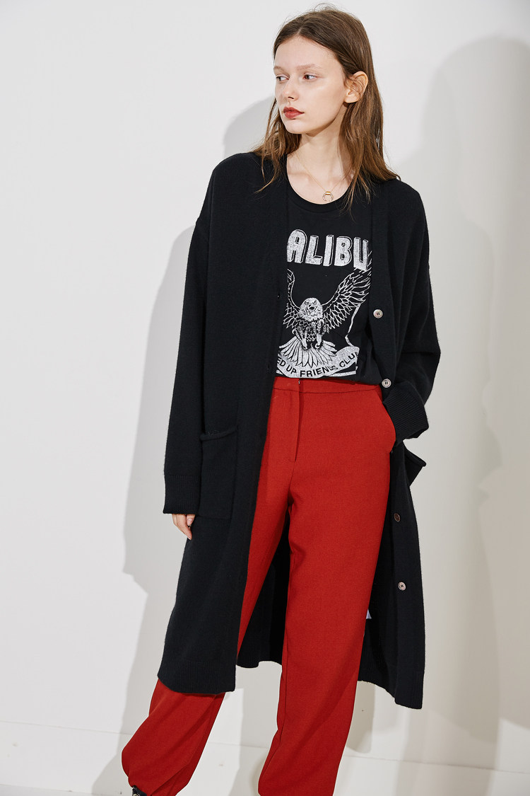 limited special) beautiful red good pants type ladies casual