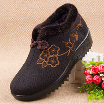 Granny shoes female Beijing old cloth shoes store flagship store elderly non-slip winter shoes ladies cotton shoes