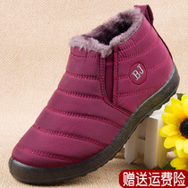 Seg flagship store elderly womens shoes Red Mother 40-50 old old Beijing cloth shoes I want cotton shoes