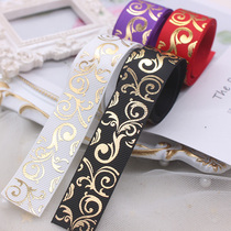2 2cm wide bronzing totem ribbon ribbed webbing diy bajituo bowknot material
