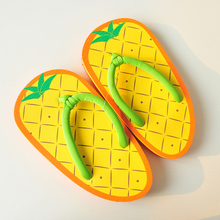 Летние фрукты тапочки женские сандалии пляжные туфли бум мультфильмы толстое дно плоское дно противоскольжение специальные цены