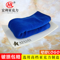 Acrylic hotel sink supplies Soap dish bathroom storage tray Hotel guest room daily soap towel rack