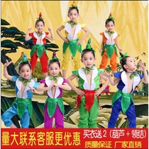 Huluwa childrens costumes performance costumes Super fire cartoon gourd baby clothes kindergarten performance costumes