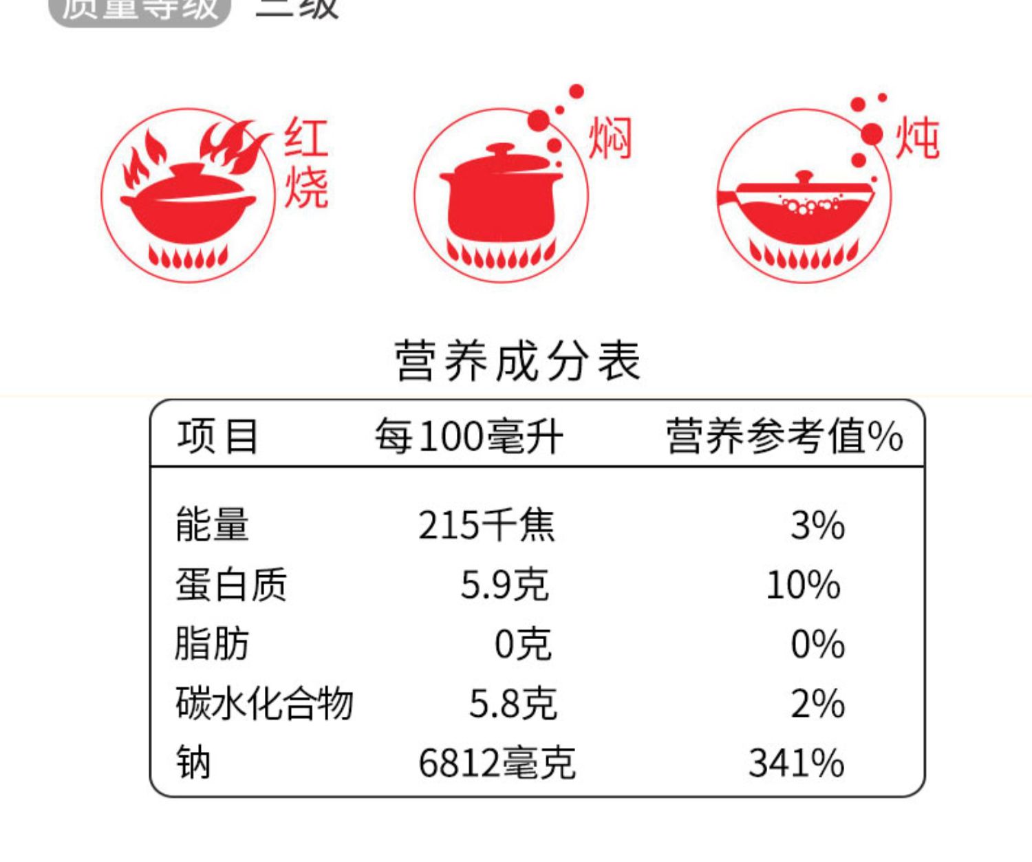 【1.9L大桶】老才臣老抽酱油厨房调料