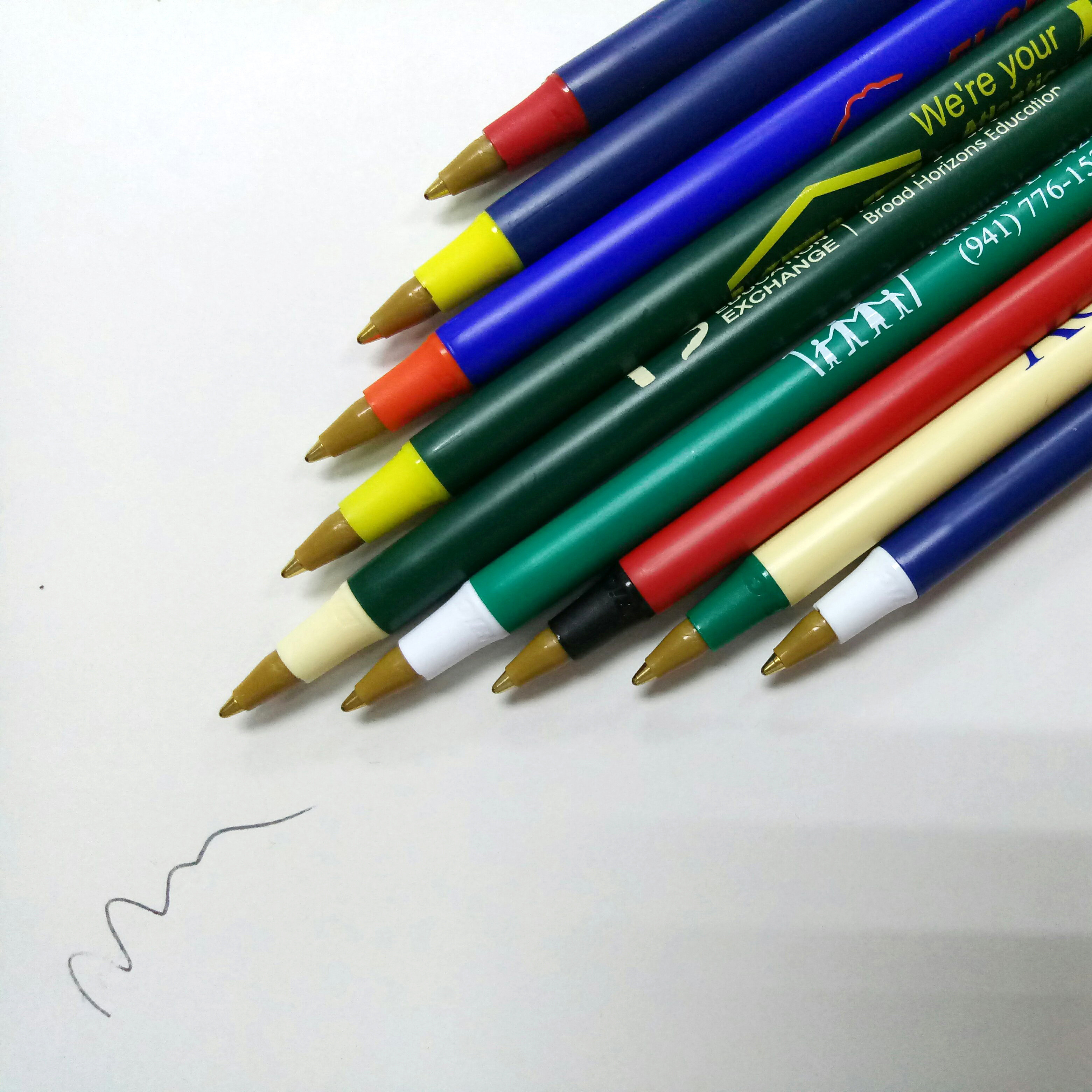 美国bic圆珠笔 penbeat专用笔 合作款比克笔 旧款bic笔 黑色笔